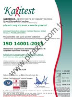 Çevre Yönetim Sistemi Belgesi